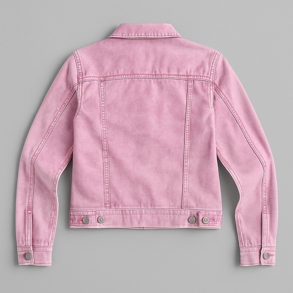 WE THE FREE, Free People pink denim acid wash jacket-size S-vintage -EUC - Picture 2 of 8